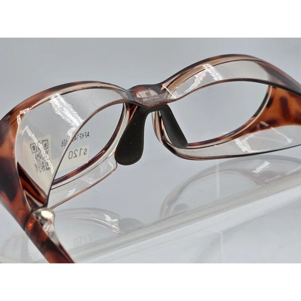 Jins Thick Tortoise Eyeglass Frames 54 - 16-122 - 31 AFKF14S0002A86 - SITS ASKEW